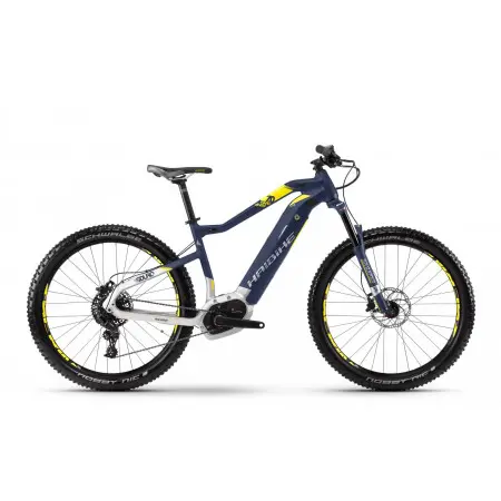 Электровелосипед Haibike SDURO HardSeven 7.0 500Wh 27,5", рама L, синий-бело-желтый, 2018