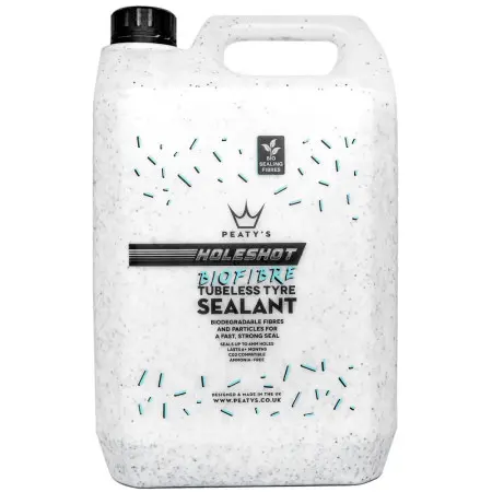  Герметик безкамерний Peaty's Holeshot BioFibre Tubeless Tyre Sealant, 25L