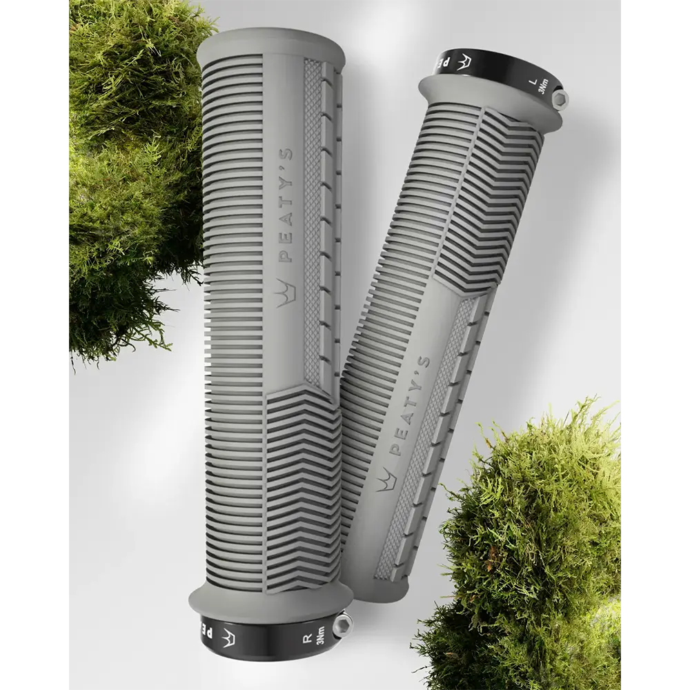 Грипсы Peaty's Monarch Grip Mushroom, Thin 30>32mm, Trail Comfort, Slate