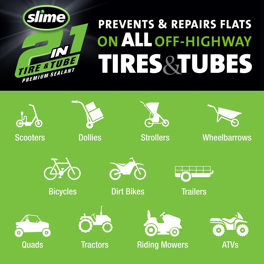  Герметик для безкамерок Slime 2-in-1 Premium, 473мл