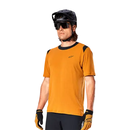  Джерсі Alpinestars A-DURA DRI WOOL SS JERSEY DARK GOLD, L
