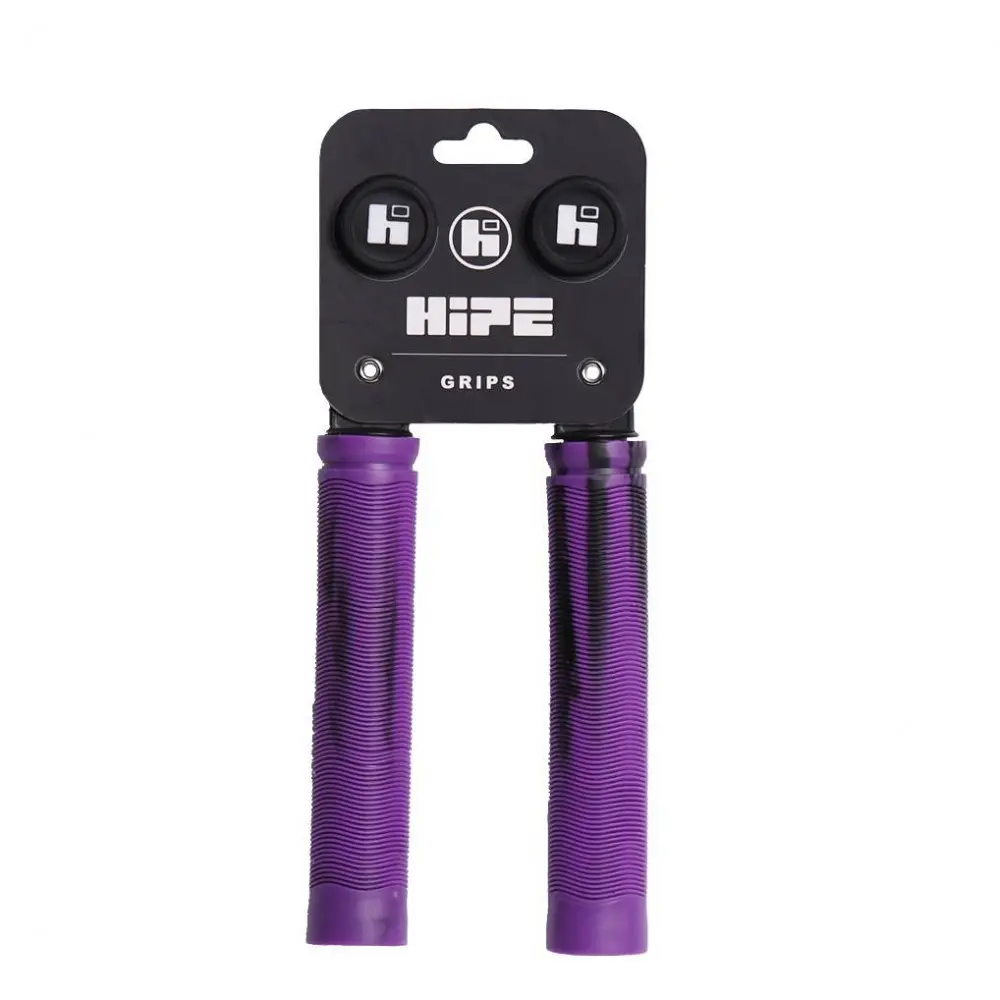 Грипсы для трюкового самоката Hipe H4 Duo, 155мм, black/violet