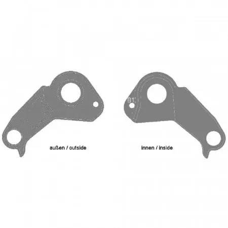 Крюк на раму Ghost, Shimano Hanger MY2017 (B1) HT, GHM09-022