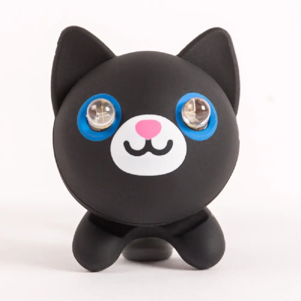 Мигалка для дитячого велосипеда Zoonimal кіт, LED, на кермо. Світіння: Білий