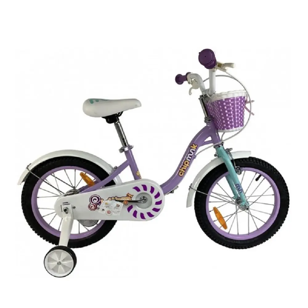 Велосипед дитячий RoyalBaby Chipmunk Darling 16", OFFICIAL UA, фіолетовий