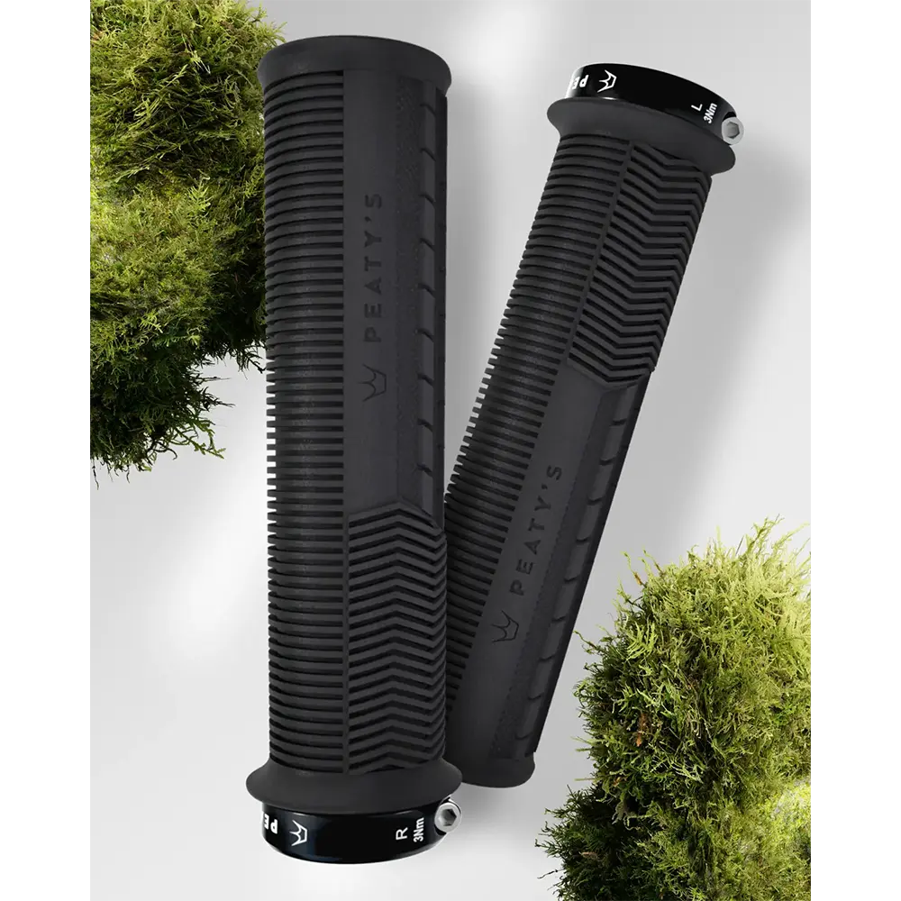  Гріпси Peaty's Monarch Grip Mushroom, Thick 32>34mm, Trail Comfort, Black
