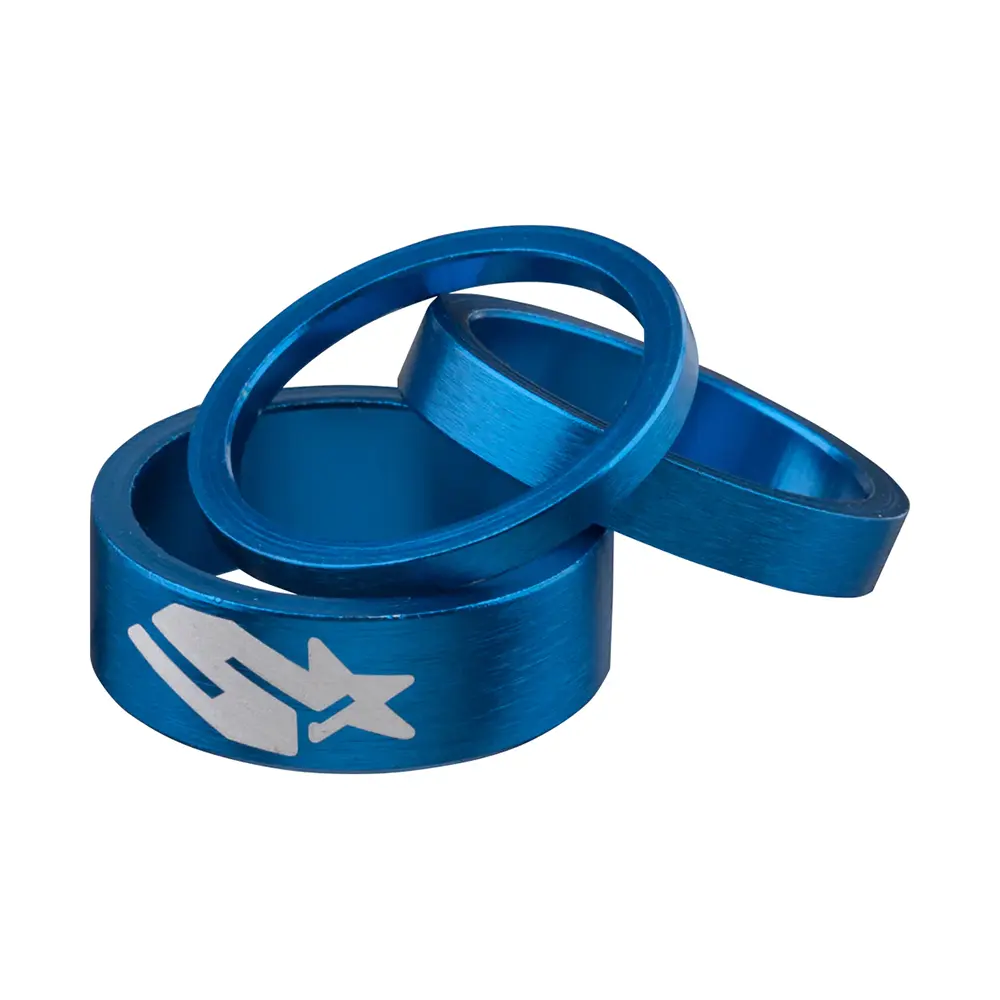  Набір спейсерів SPANK 3/6/12mm, Blue