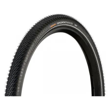 Покришка Continental Top CONTACT II Winter Premium, 26 " x1.90, 50-559, чорна, складна, світловідбиваюча, Vectran Breaker, 610гр.