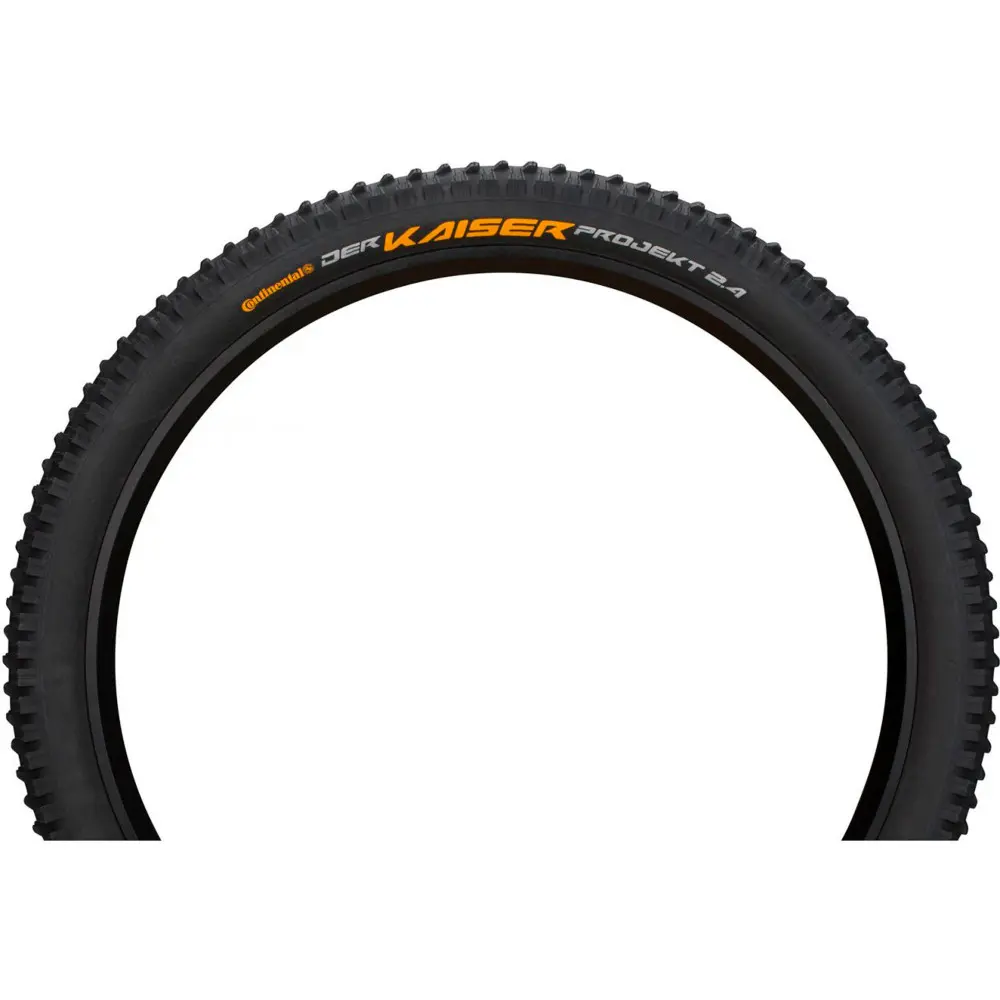 Покришка безкамерна Continental Der Kaiser Projekt, 26"x2.40, 60-559, чорна, складна, BlackChili, ProTection Apex, Skin, 900гр.,