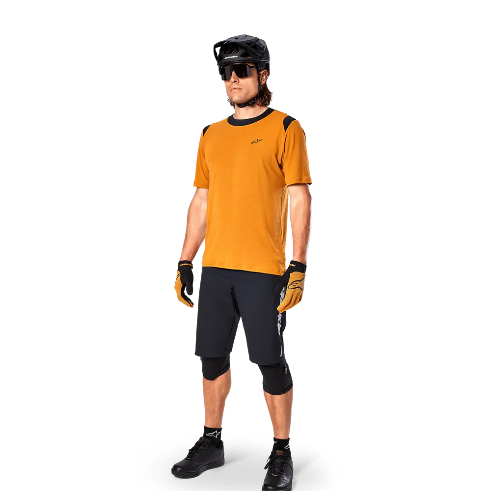  Джерсі Alpinestars A-DURA DRI WOOL SS JERSEY DARK GOLD, XXL