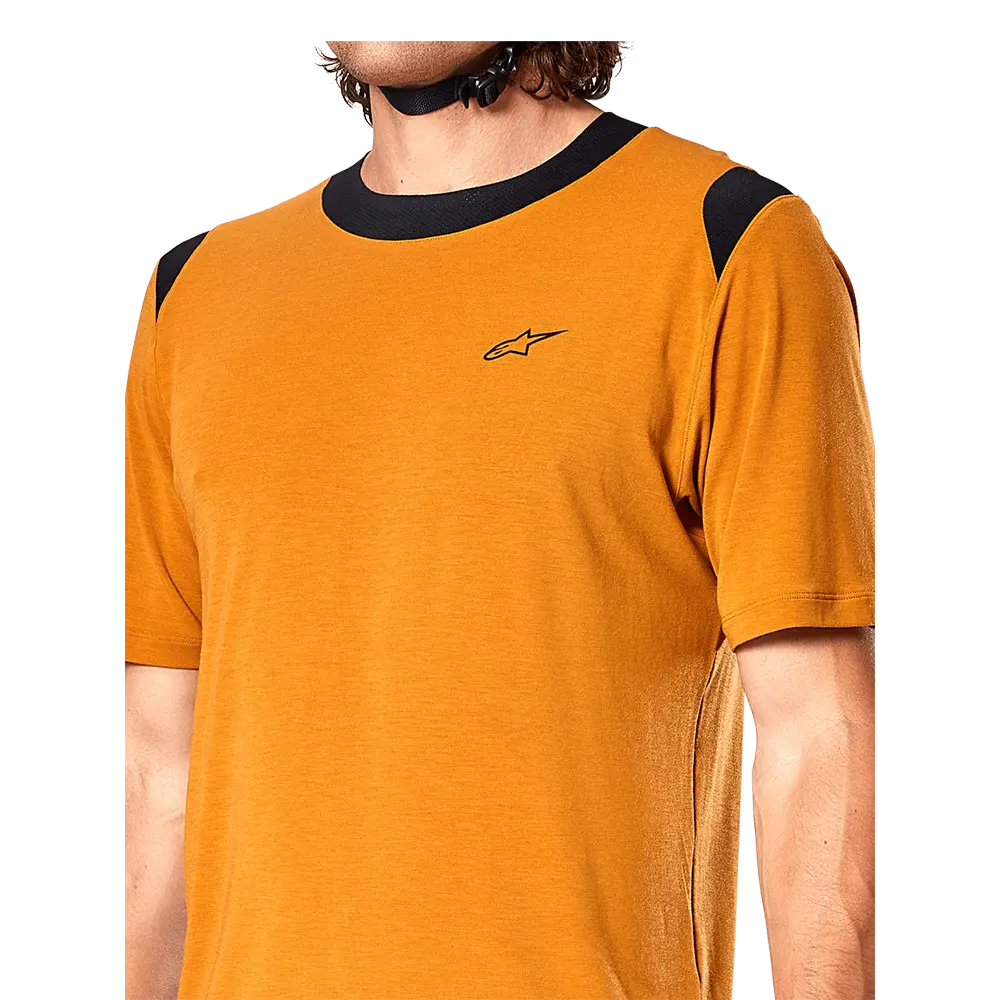  Джерсі Alpinestars A-DURA DRI WOOL SS JERSEY DARK GOLD, XXL