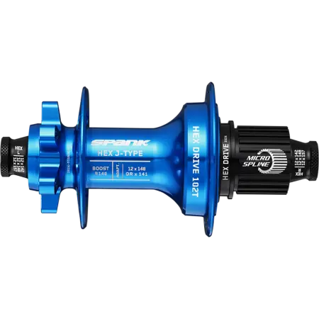  Втулка задня SPANK HEX J-TYPE Boost R148 HG 32H, Blue