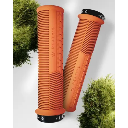  Гріпси Peaty's Monarch Grip Mushroom, Thin 30>32mm, Trail Comfort, Mango