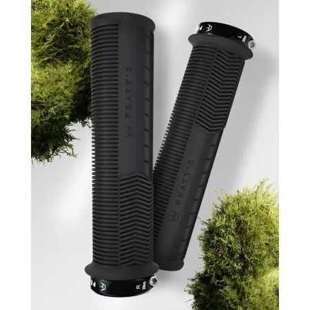  Гріпси Peaty's Monarch Grip Mushroom, Thin 30>32mm, Trail Comfort, Black