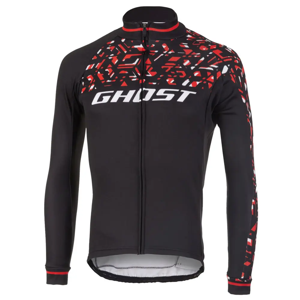 Джерси Ghost Racing Jersey Long blk/red/wht - L