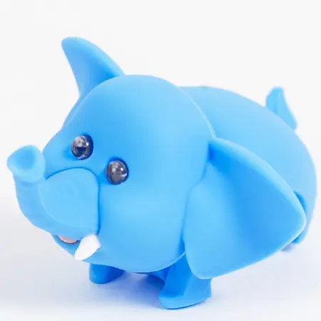 Ліхтарик-мигалка для дитячого велосипеда Zoonimal Слон, LED, на кермо. Світіння: Білий