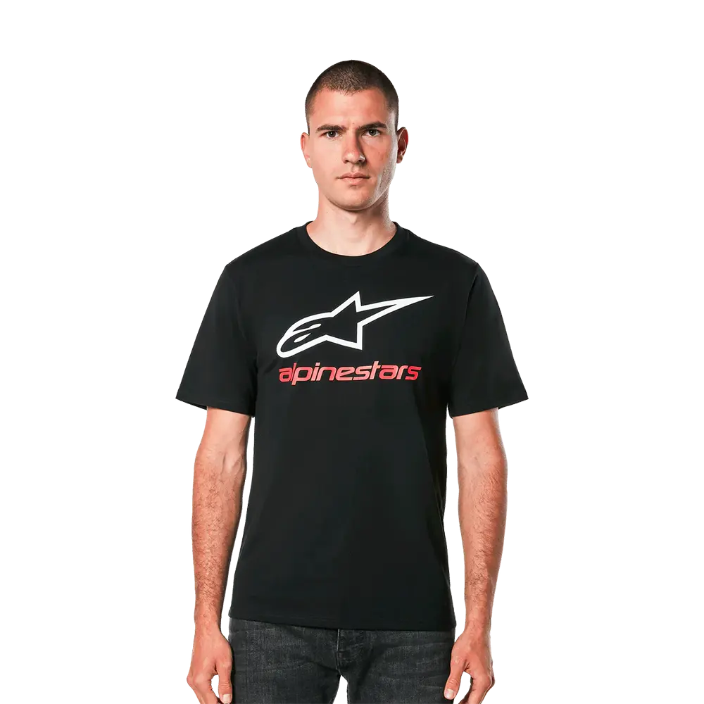 Футболка Alpinestars ALWAYS 2.0 CSF TEE BLACK/WHITE/RED, M