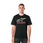  Футболка Alpinestars ALWAYS 2.0 CSF TEE BLACK/WHITE/RED, M