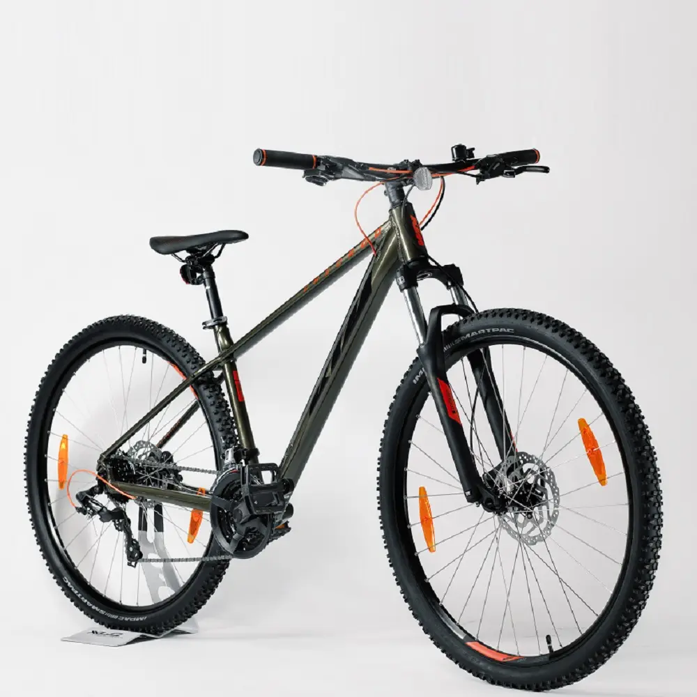 Велосипед KTM CHICAGO 292 29" рама XL/53, матовый черный (оранжевый), 2022