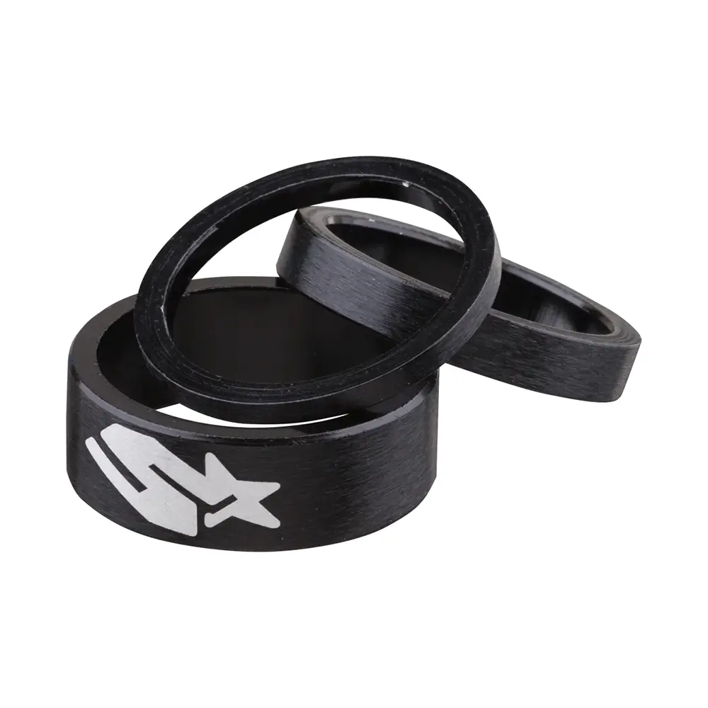  Набір спейсерів SPANK 3/6/12mm, Black