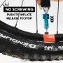  Насос Peaty's Holeshot CO2 Tyre Inflator, Road & Gravel 16g, Bourbon