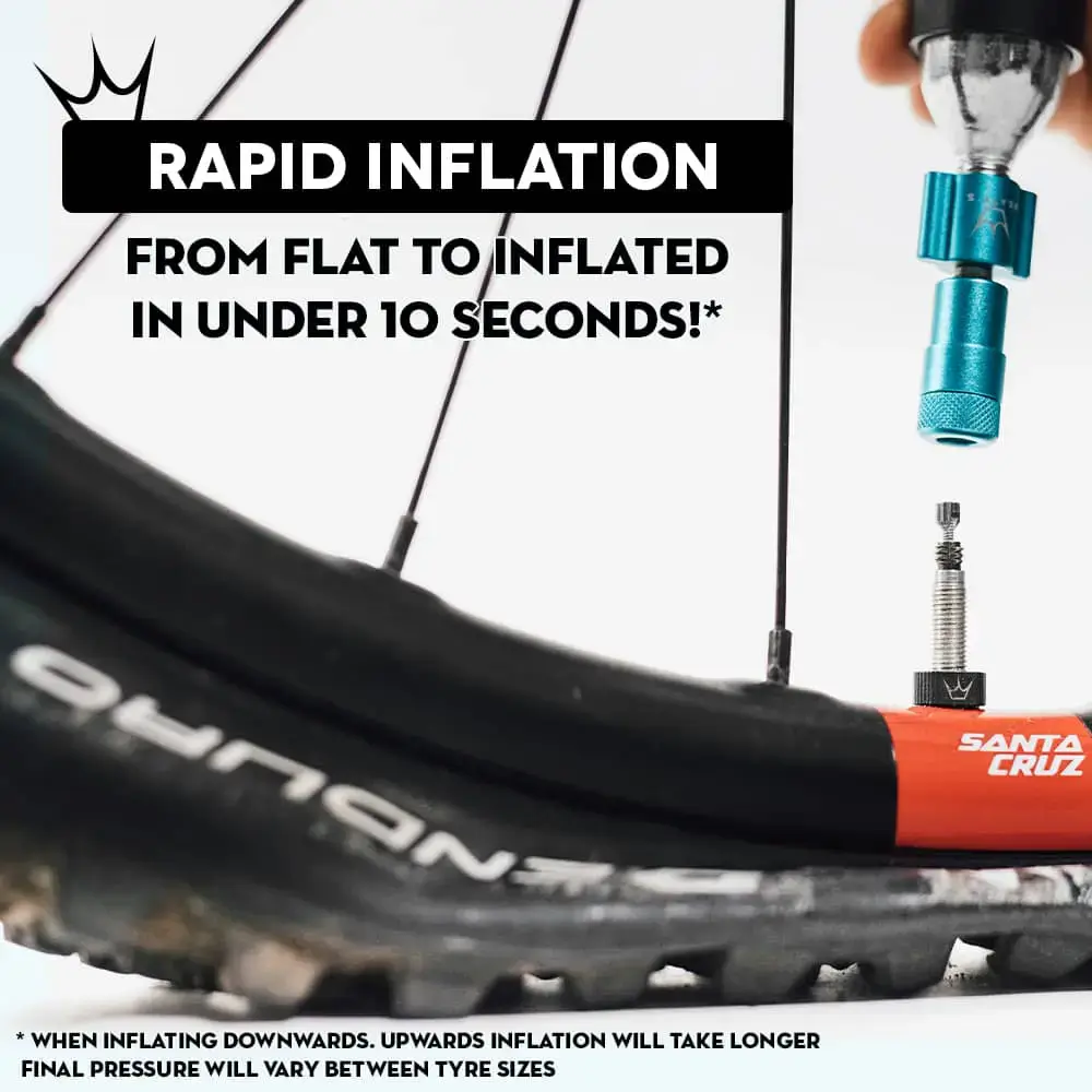  Насос Peaty's Holeshot CO2 Tyre Inflator, Road & Gravel 16g, Bourbon