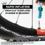  Насос Peaty's Holeshot CO2 Tyre Inflator, Road & Gravel 16g, Bourbon
