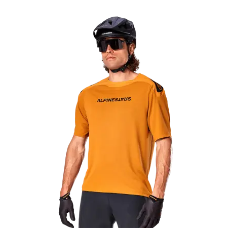  Джерсі Alpinestars A-ARIA POLARTEC SWITCH SS JERSEY DARK GOLD, L