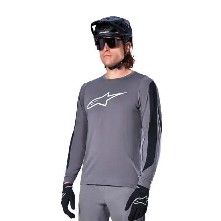  Джерсі Alpinestars A-DURA DRI ASTAR LS JERSEY DARK GRAY, XXL
