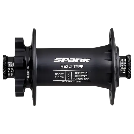  Втулка передня SPANK HEX J-TYPE Boost F15/20, Black