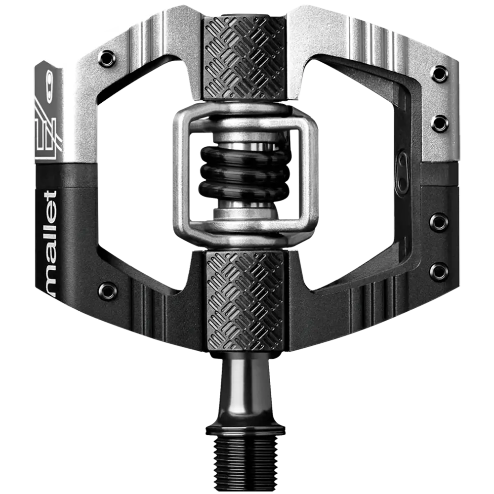 Педали Crankbrothers MALLET E LS, Silver / Black