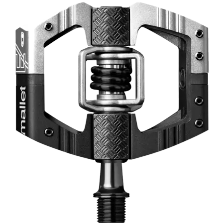 Педали Crankbrothers MALLET E LS, Silver / Black