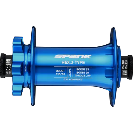  Втулка передня SPANK HEX J-TYPE Boost F15/20, Blue
