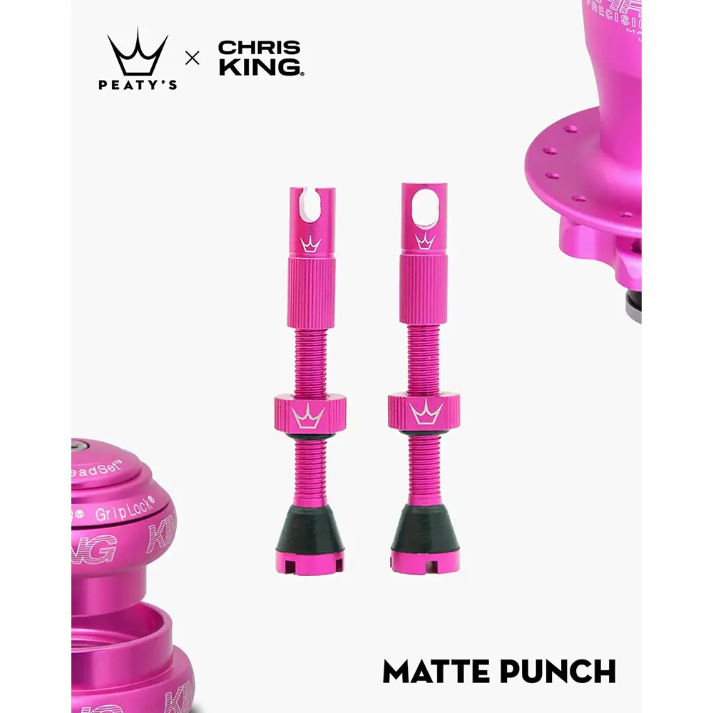  Ніпелі Peaty's x Chris King Tubeless Valves, 42mm, Punch