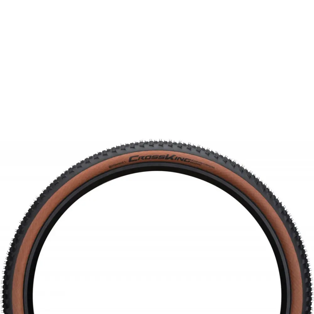 Покрышка Continental Cross King RaceSport 27.5" | 27.5 x 2.20 черно/коричневая, складная, skin