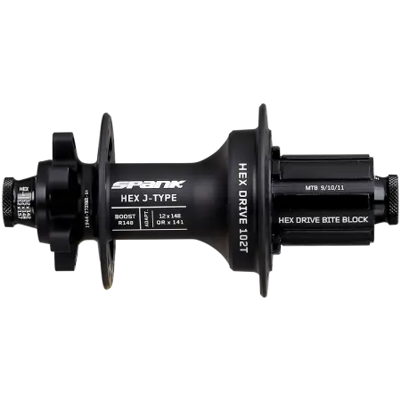  Втулка задня SPANK HEX J-Type Boost R148 HG 32H, Black