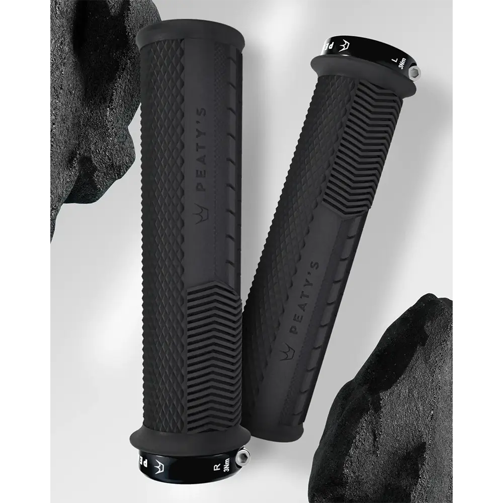 Гріпси Peaty's Monarch Grip Knurl, Thin 30>32mm, Race Control, Black