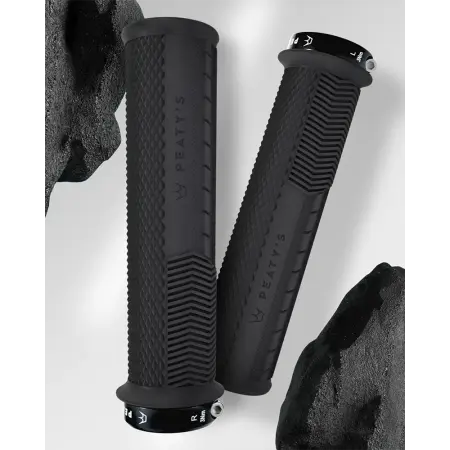  Гріпси Peaty's Monarch Grip Knurl, Thin 30>32mm, Race Control, Black
