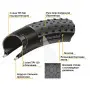 Покришка Continental Mountain King 2.2, 27.5"x2.20, 55-584, Foldable, PureGrip, Performance, Skin, чорний