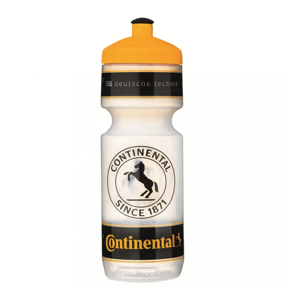 Фляга Continental, 700 мл, прозрачно-черно-желтая