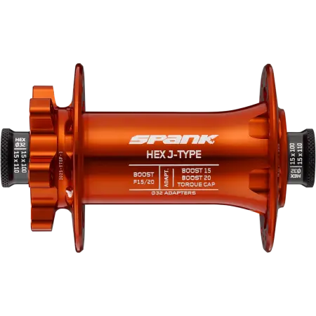  Втулка передня SPANK HEX J-TYPE Boost F15/20, Orange