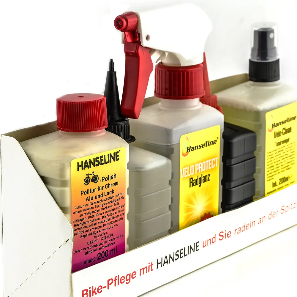 Засіб для догляду за велосипедом Hanseline Cycle-Maintenance-Set 5шт.