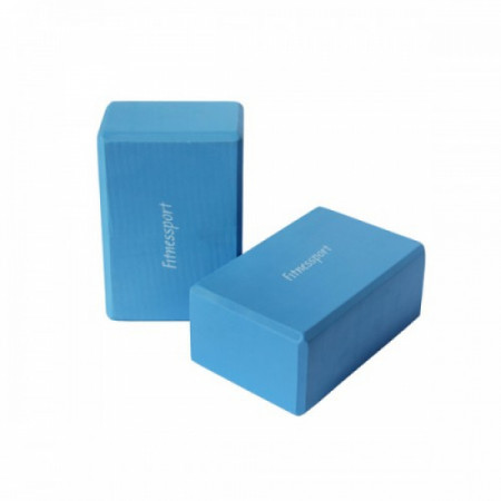 Блок для йоги (23см x 15,5см x 8см, синій)