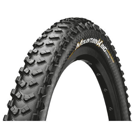 Покрышка бескамерная Continental Mountain King ShieldWall, 27.5 x 2.60, черная, складная