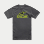  Футболка Alpinestars RIDE 4.0 CSF TEE CHARC/LIME/BLK, S