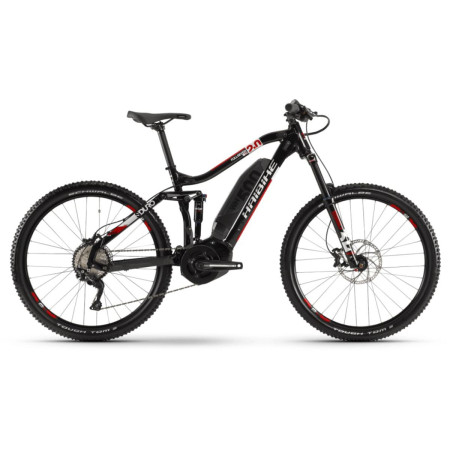 Электровелосипед Haibike SDURO FullSeven LT 2.0 500Wh 10 s. Deore 27.5", рама S, черно-бело-красный, 2020