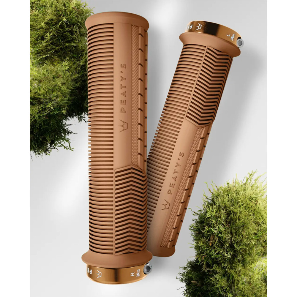 Грипсы Peaty's Monarch Grip, Thick 32>34mm, Mushroom Trail Comfort, Gum Грипсы Peaty's Monarch Grip, Thick 32>34mm, Mushroom Trail Comfort, Gum