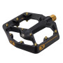 Педали Crankbrothers STAMP 11 LARGE, Black / Gold