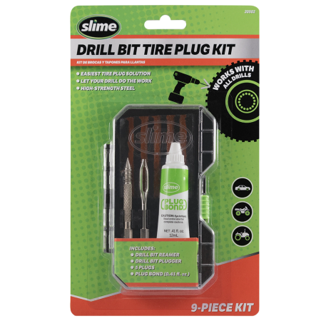  Ремкомплект для безкамерки Slime Tubeless Tire Plug Drill Bit Kit