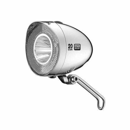 Фара передняя XLC CL-D03 LED 20Lux Dynamo, серебристый